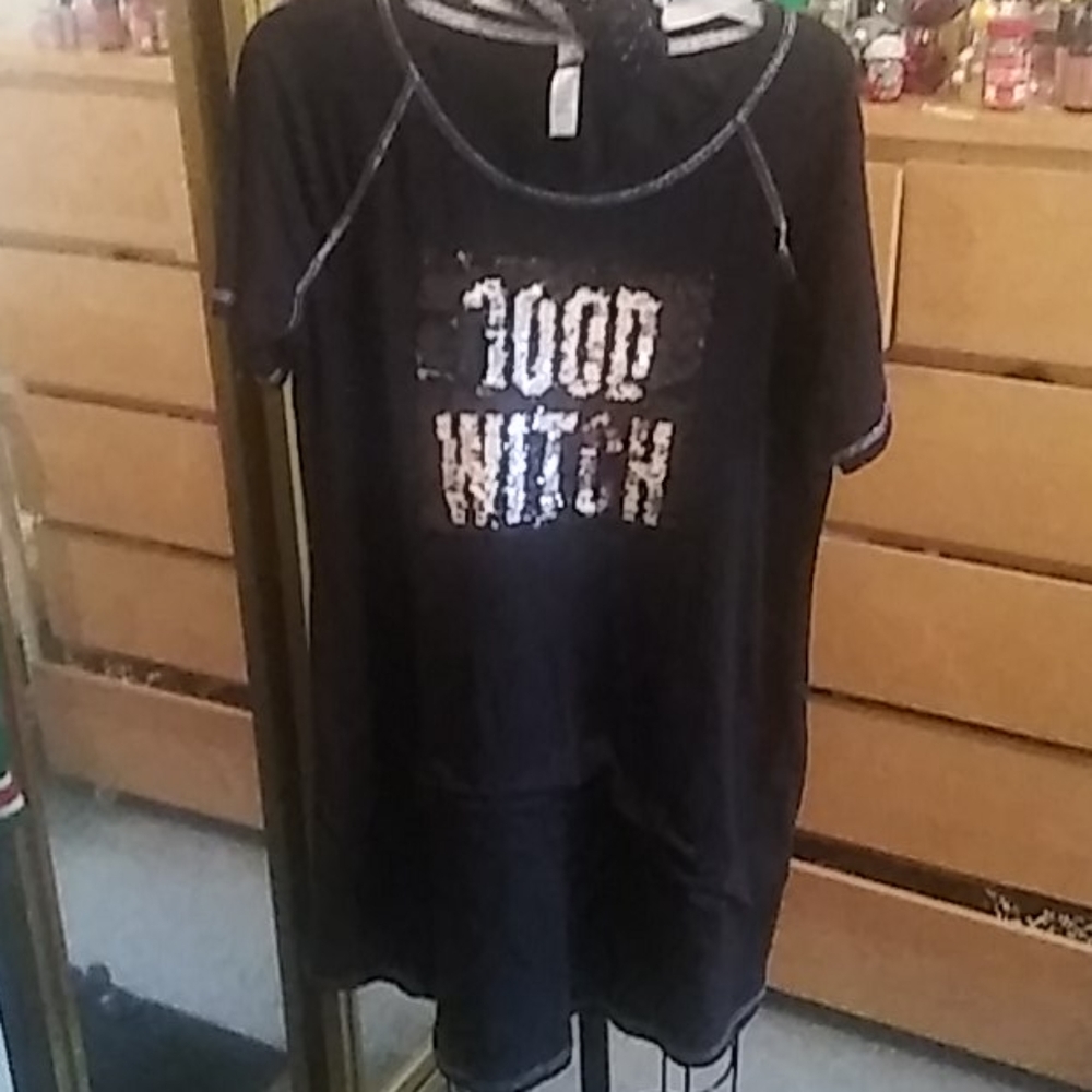 Good witch bad witch pajama shirt with socks